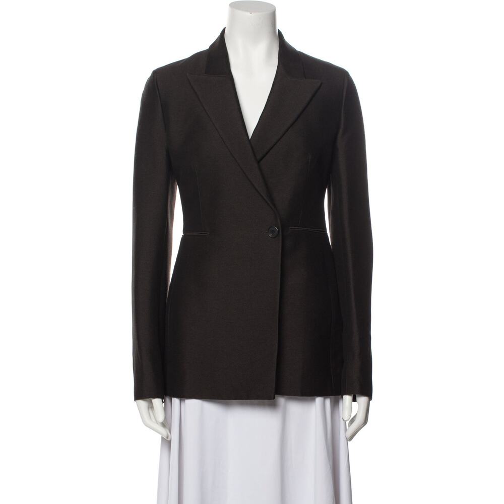 The Row Black Single-Button Tailored Blazer
